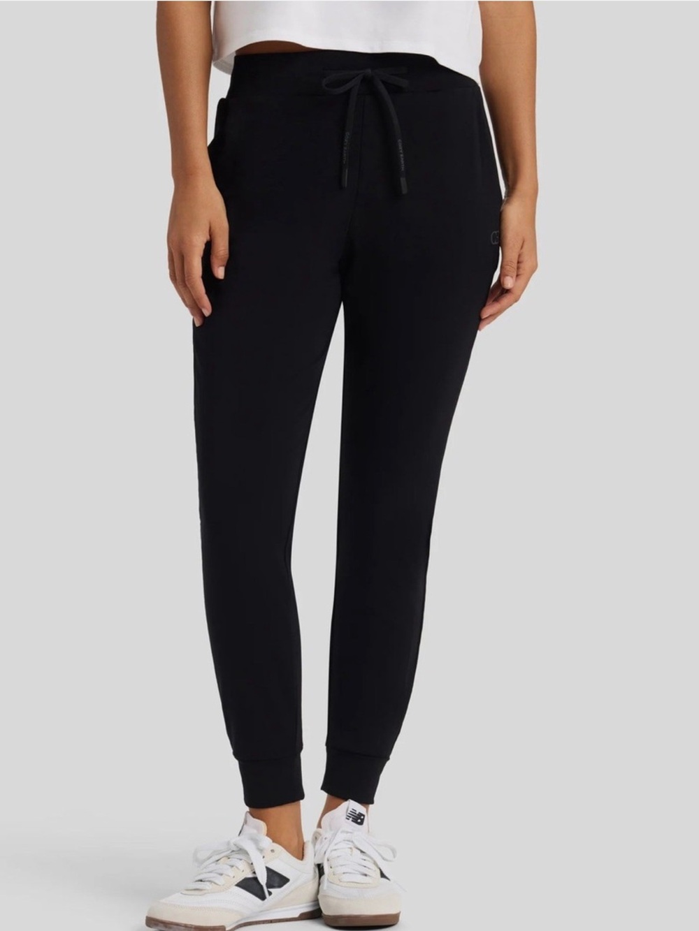 Cozy Earth Brushed Bamboo Joggers Black Size S